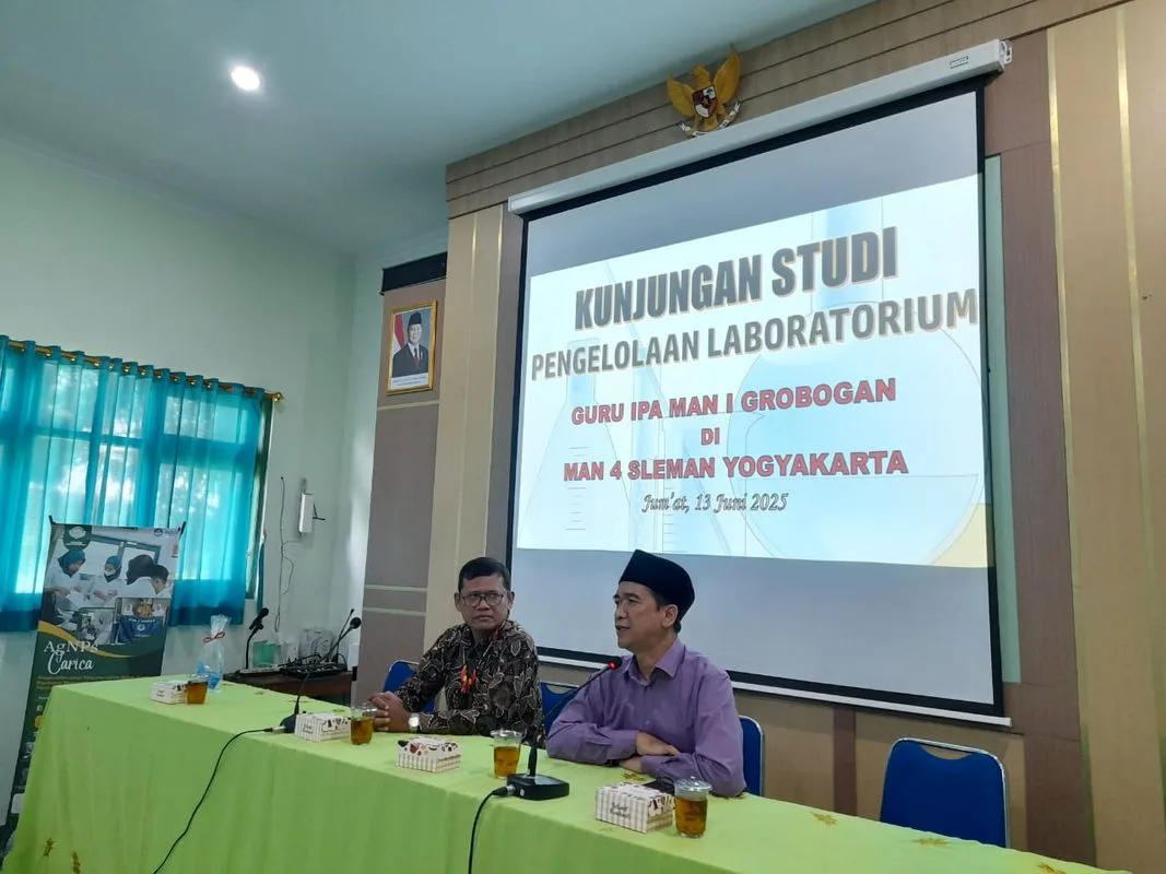 MAN 4 Sleman Sambut Kunjungan Studi Banding MAN 1 Grobogan