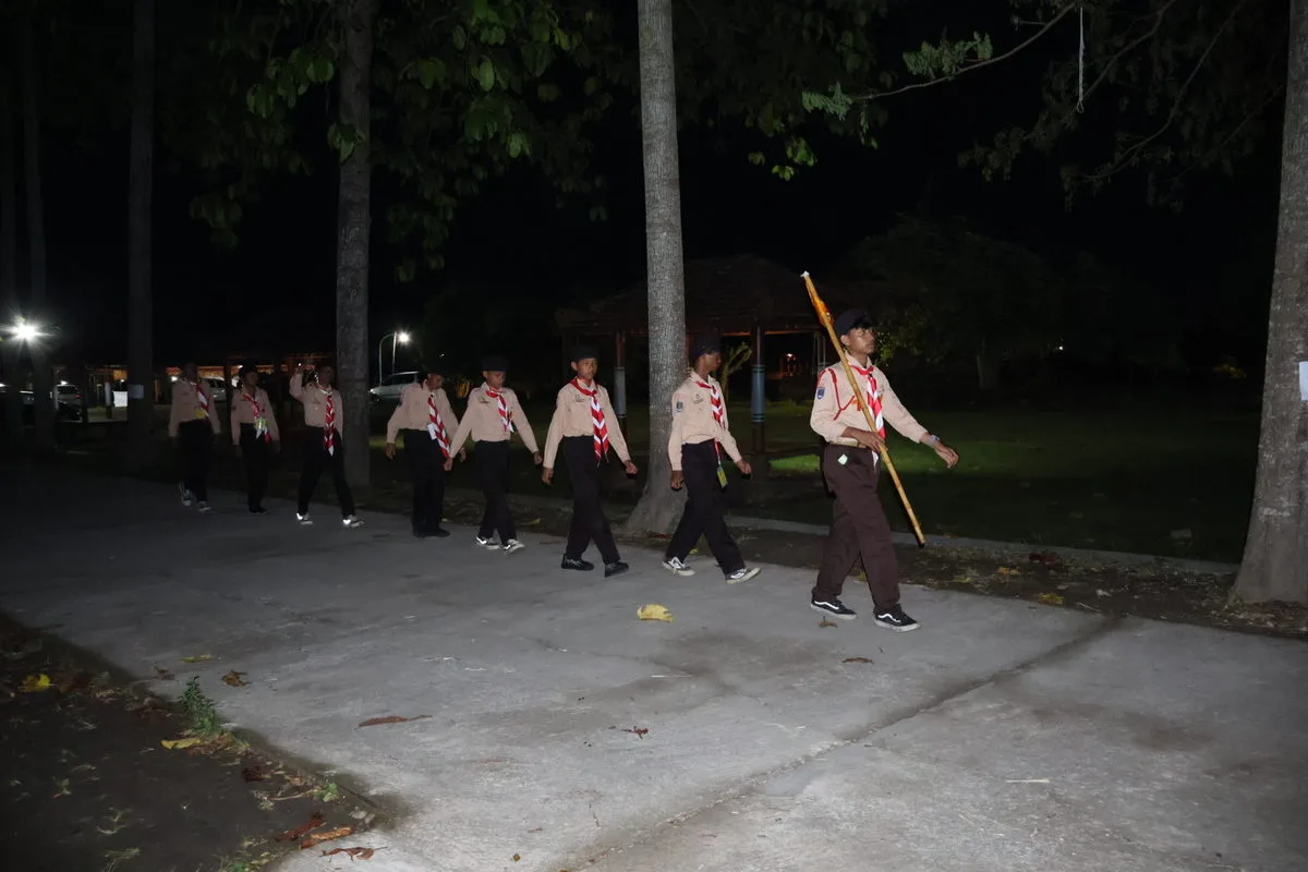 Mencari Harta Karun: Petualangan Malam Hari Kemah Budaya MTsN 8 Sleman