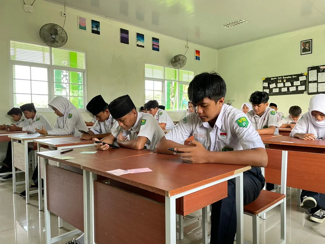 Tertib dan Lancar, Pelaksanaan ASAT di MTsN 4 Sleman Berjalan Sukses