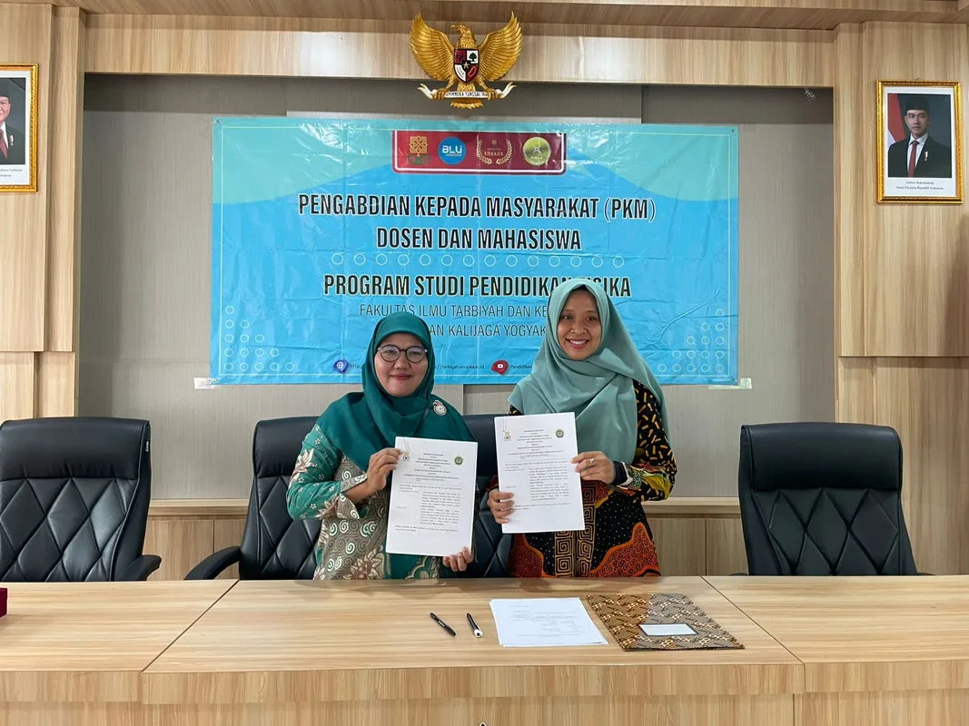 Gandeng MTsN 4 Sleman, Prodi Pendidikan Fisika UIN Sunan Kalijaga Tandatangani Kerja Sama PkM