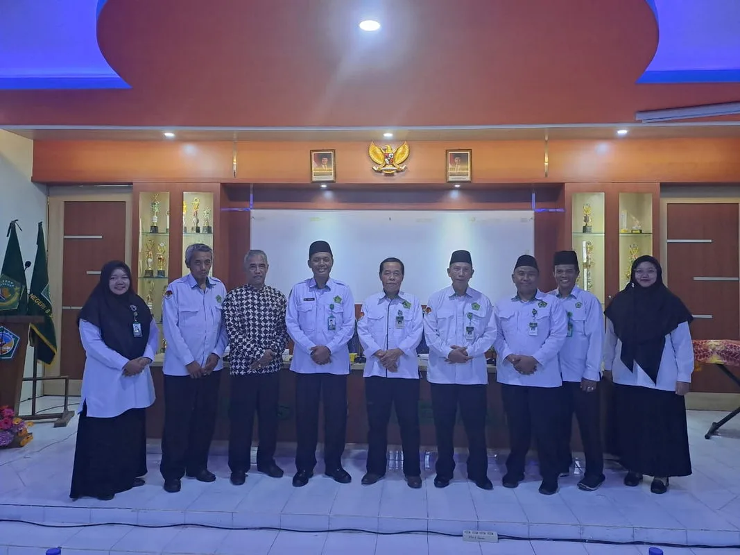 Kemenag Sleman Lakukan Monitoring dan Evaluasi di MTsN 8 Sleman