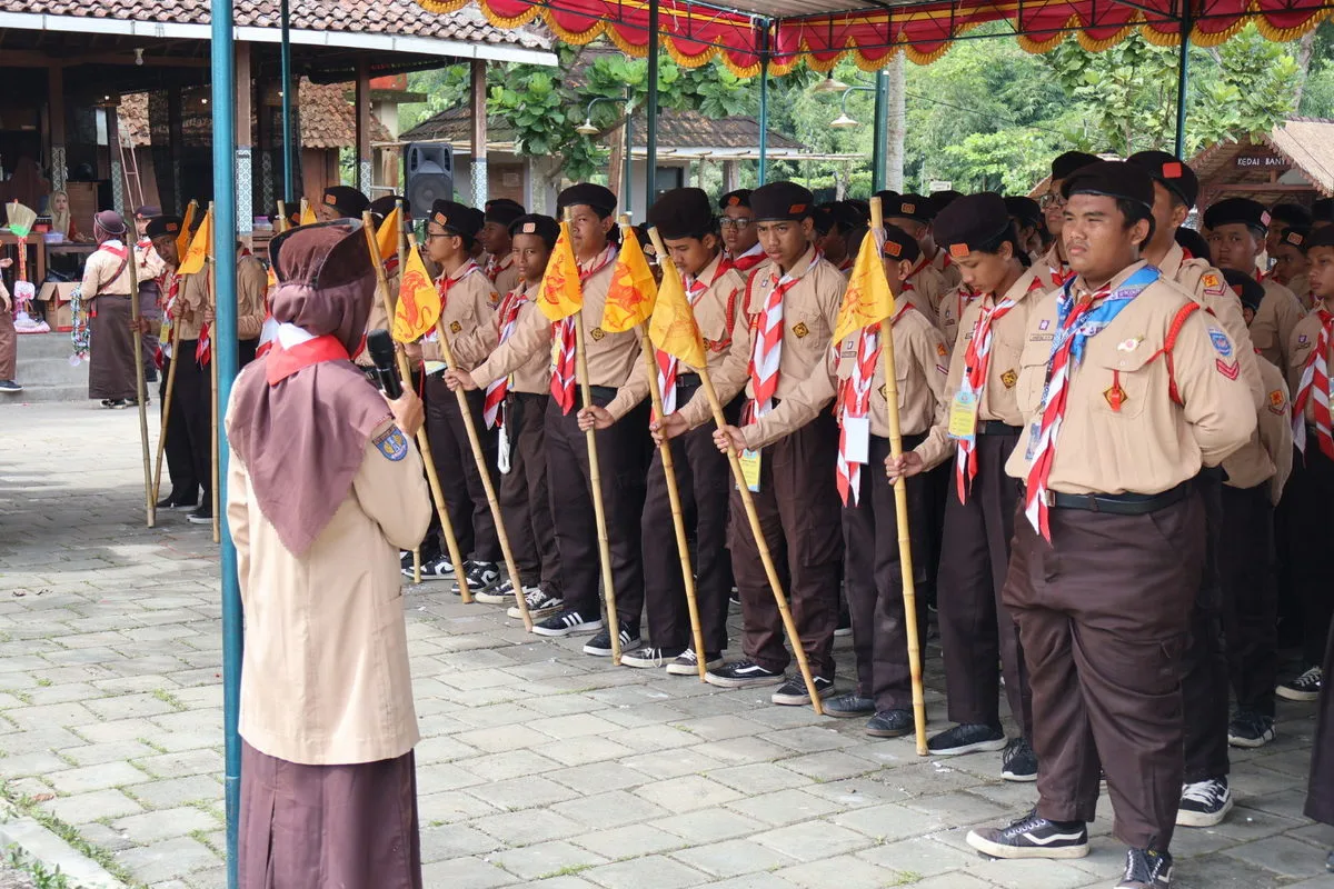 Upacara Penutupan Kemah Budaya MTsN 8 Sleman