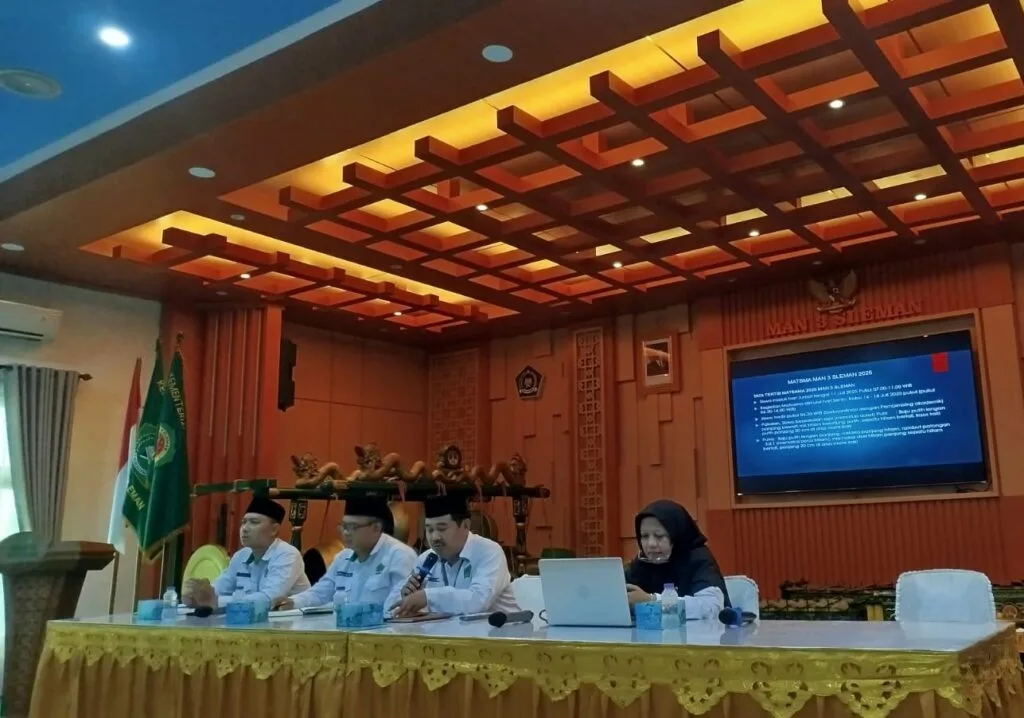 Koordinasi Panitia MATSAMA, Kepala MAN 3 Sleman Tekankan Sikap Tanggung Jawab dan Rasa Nyaman