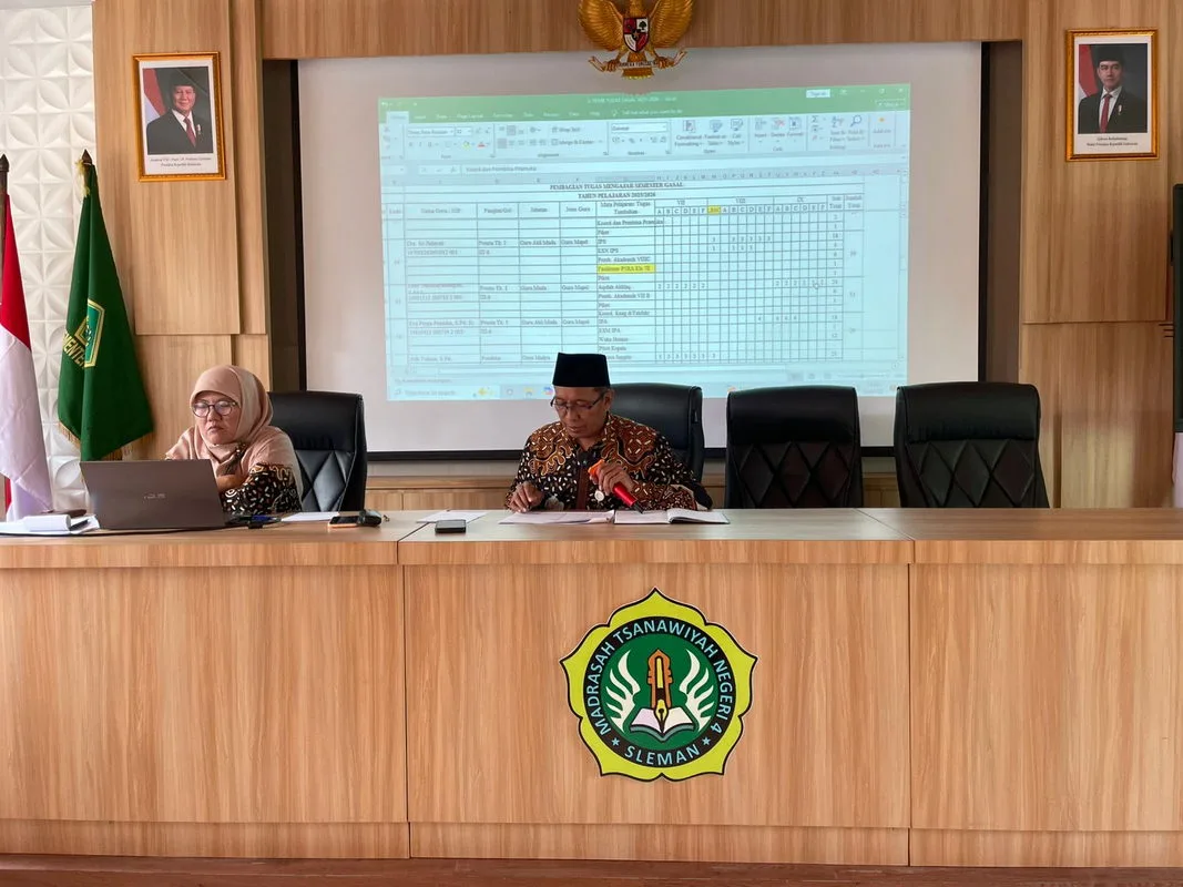 MTsN 4 Sleman Gelar Rapat Pembagian Tugas, Siap Songsong Semester Gasal 2025/2026