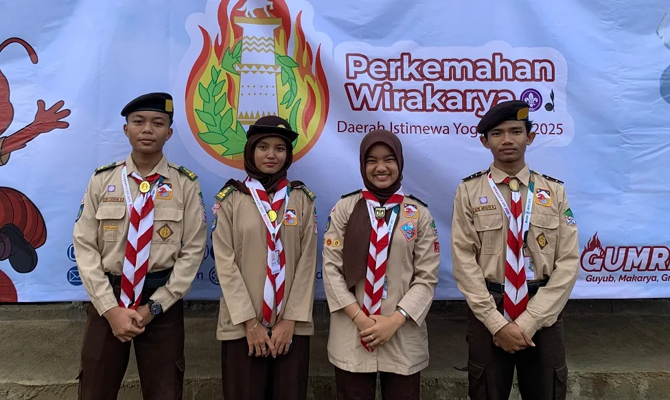 4 Siswa MAN 1 Sleman Sukses Ikuti Perkemahan Wirakarya DIY 2025