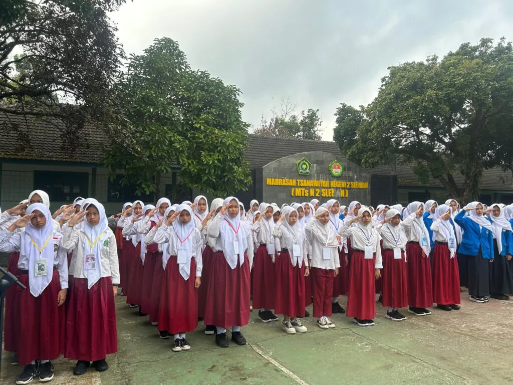 MTsN 2 Sleman Gelar Upacara Pembukaan Matsama Tahun Ajaran 2025/2026