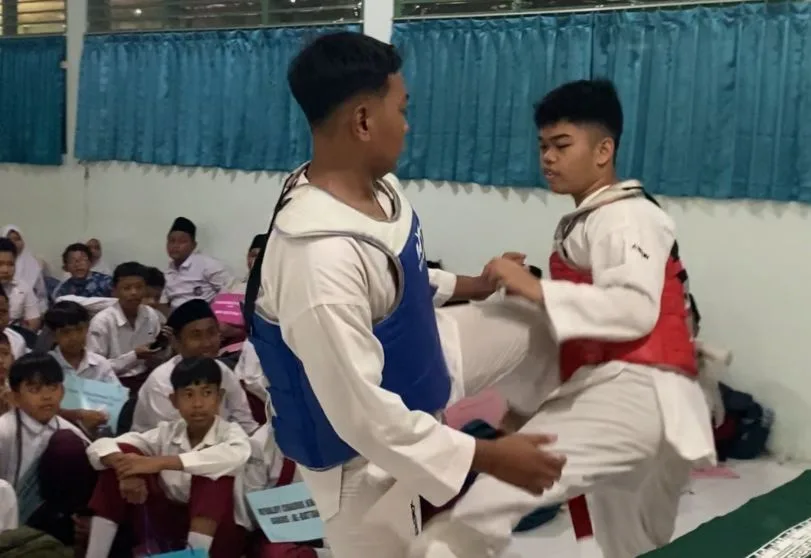Bidang Kesiswaan Suguhkan Display Ekstrakurikuler, Siswa Baru MTsN 9 Sleman Antusias Menyaksikan