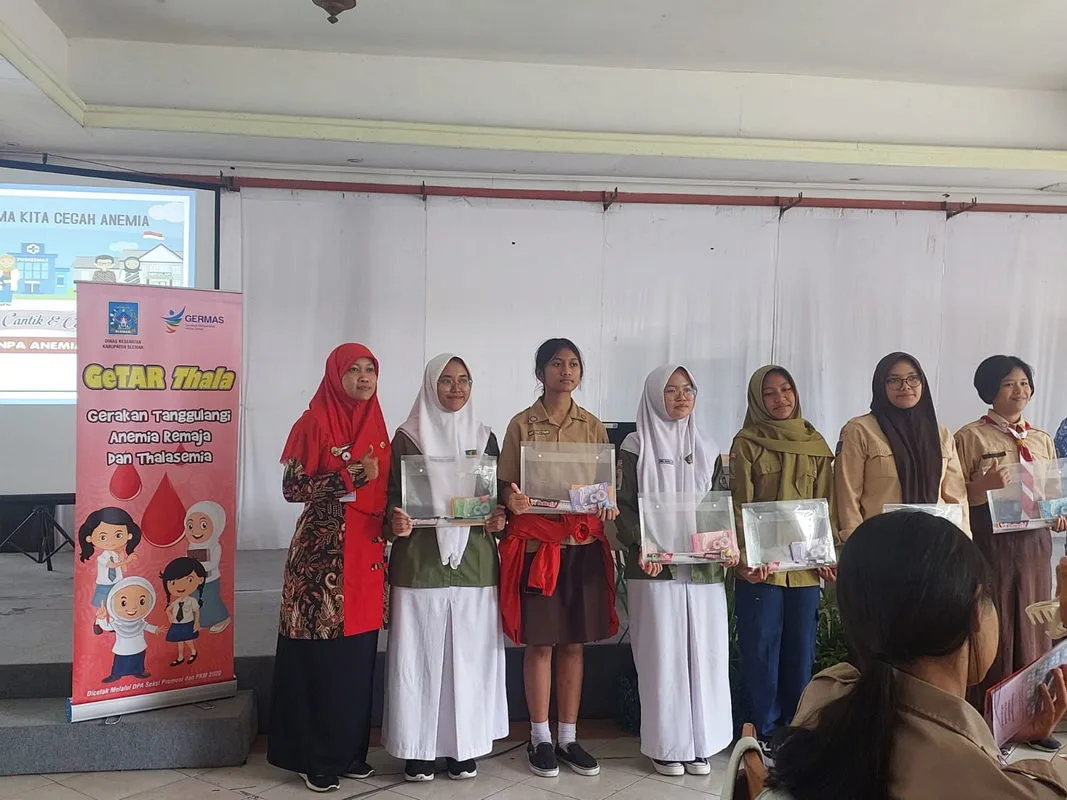 Dapatkan Ilmu tentang Anemia, 5 Siswa MAN 3 Sleman Ikuti Sosialisasi Getar Thala