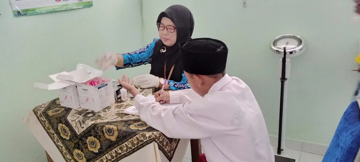 Deteksi Dini Masalah Kesehatan, MTsN 2 Sleman Gelar Penjaringan Kesehatan untuk Siswa Kelas 7