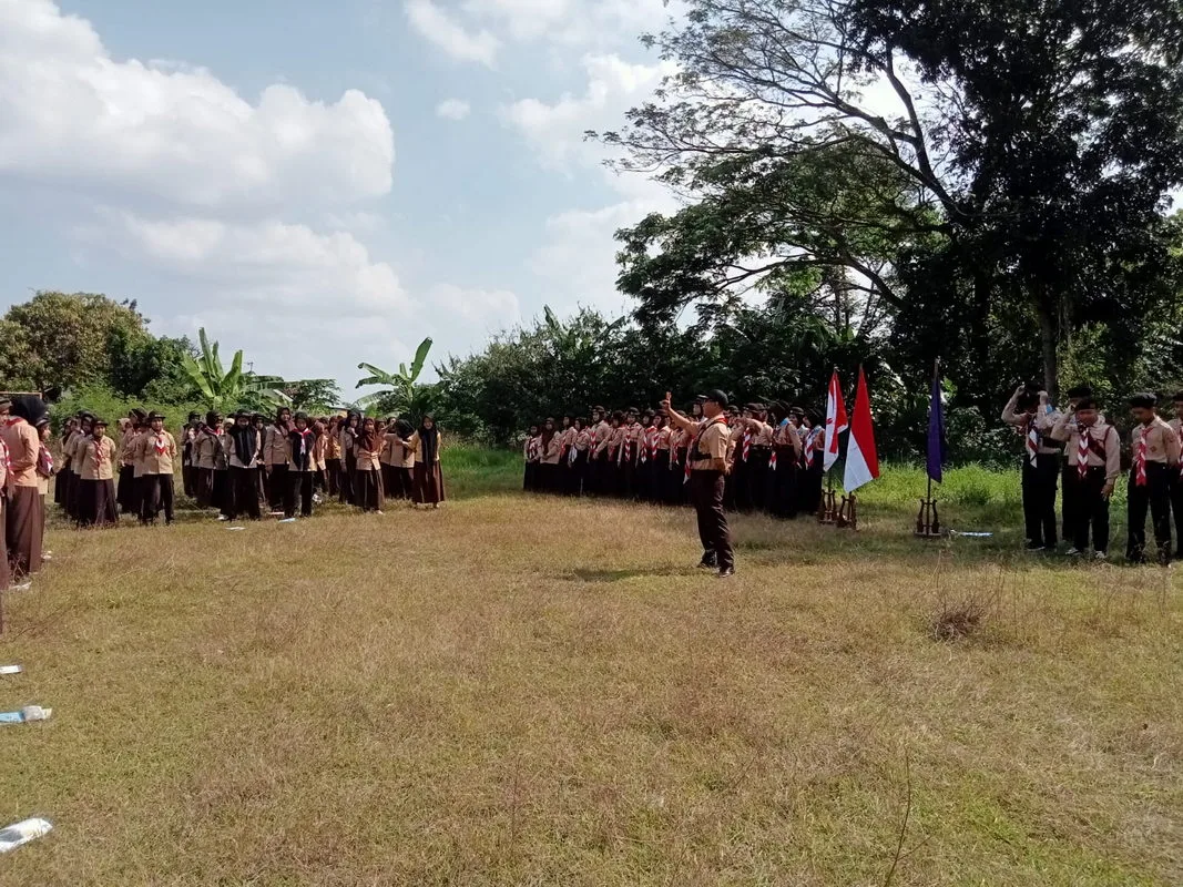 Latihan Pramuka MTsN 8 Sleman Bentuk Regu Baru dengan Semangat Kebersamaan