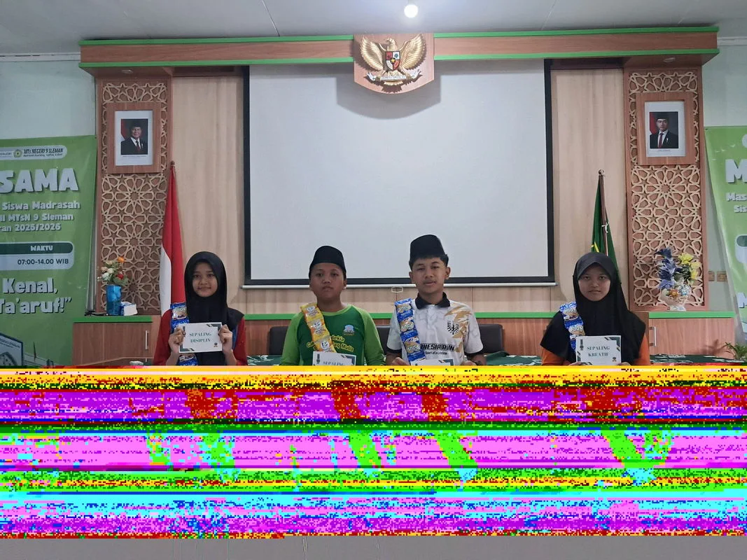 Siswa Baru MTsN 9 Sleman Ikuti Games Seru pada Matsama Hari Ketiga