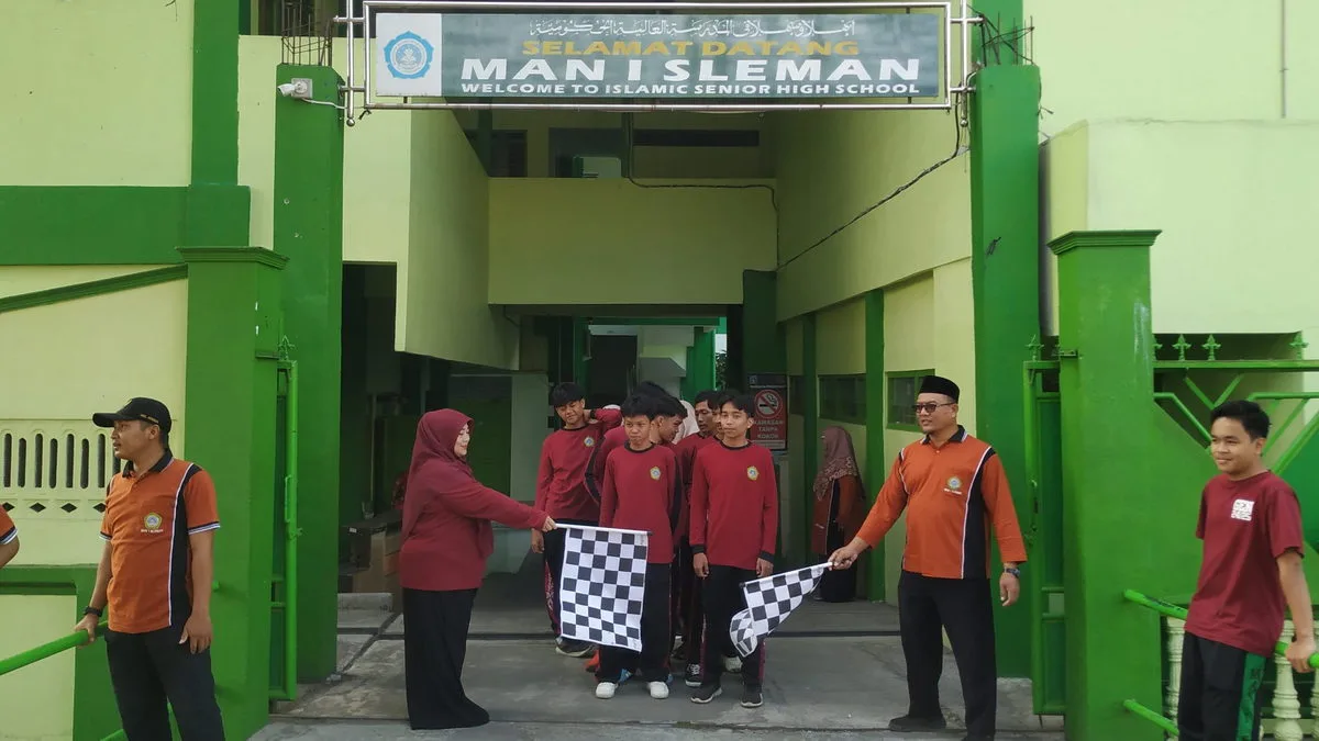 Menyemai Nilai Sehat dan Humanistik Sejak Dini, MAN 1 Sleman Gelar Jalan Sehat Peringati Hari Anak Nasional