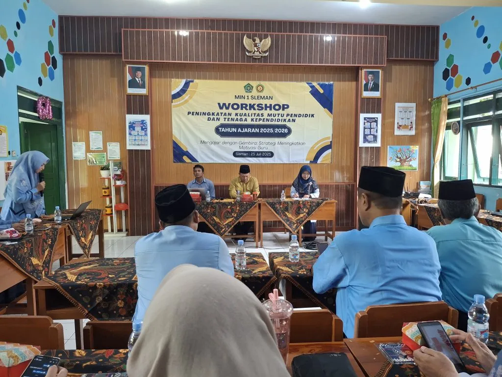 MIN 1 Sleman Gelar Workshop Peningkatan Mutu PTK