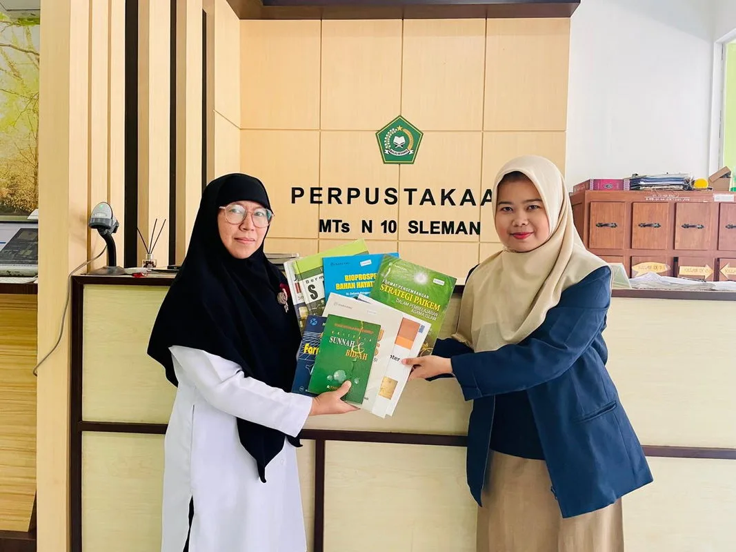 Perpustakaan MTsN 10 Sleman Gaungkan Wakaf Buku untuk Perkaya Koleksi dan Minat Baca