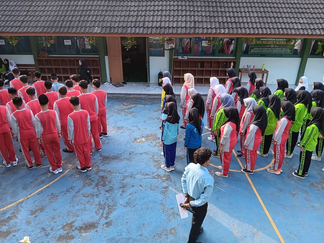 Menjelang HUT ke-80 RI, Siswa MTsN 9 Sleman Ikuti Seleksi Paskibraka