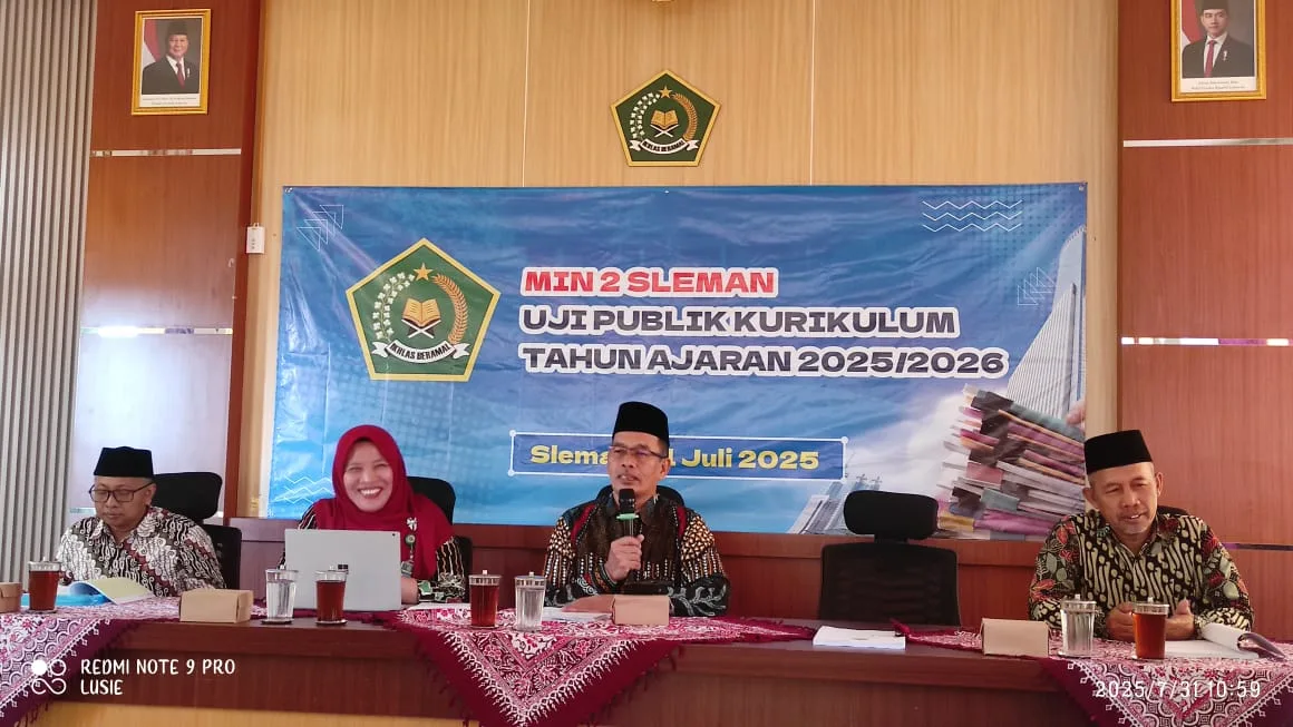 Bersinergi, MIN 2 Sleman Laksanakan Uji Publik Kurikulum Tahun Ajaran 2025-2026