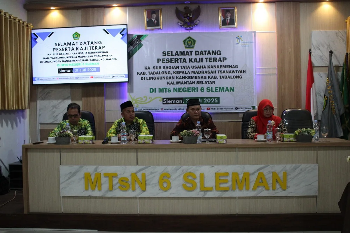 Studi Kaji Terap K2MTs Kabupaten Tabalong Kalsel di MTsN 6 Sleman
