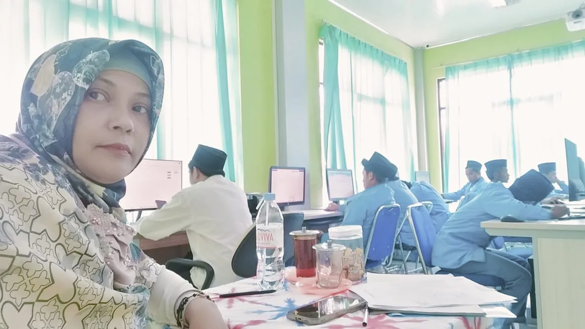 Guru MAN 5 Sleman Jadi Pengawas Silang ANBK di MAS Ma’arif Darussholihin Sleman