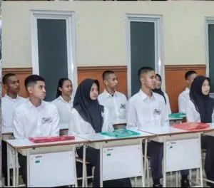 Reigan dan Edwina, Wajah Madrasah di Karantina Paskibra DIY 2025