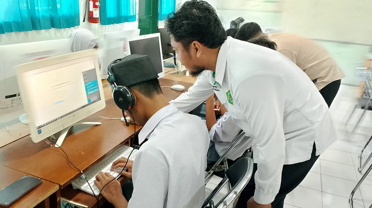 Siap Lebih Dini, MAN 2 Sleman Laksanakan Try Out Bersama Quipper