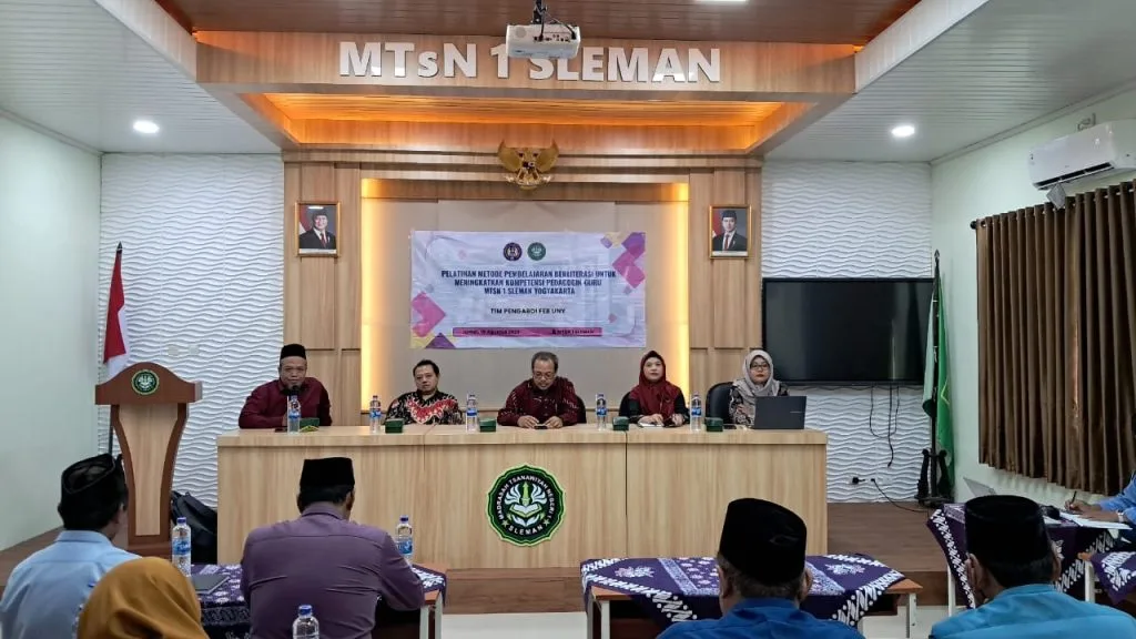 Kerja Sama dengan UNY, MTsN 1 Sleman Perkuat Pembelajaran Berbasis Literasi dan Growth Mindset