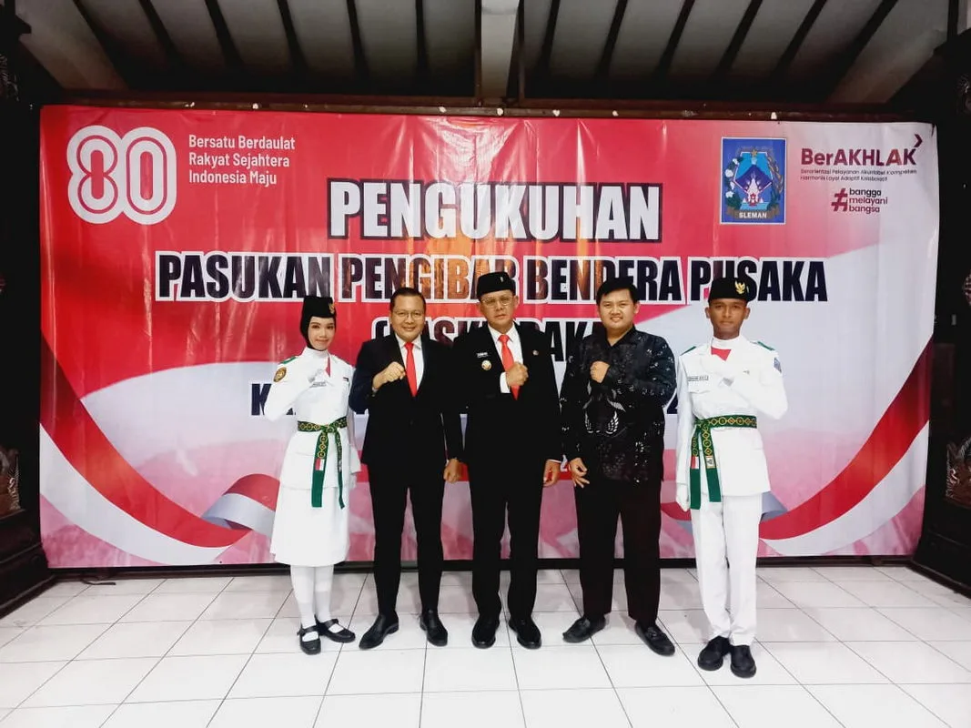 Wakil Bupati Sleman Kukuhkan Paskibraka, 2 Siswa MAN 3 Sleman Ikut Dilantik