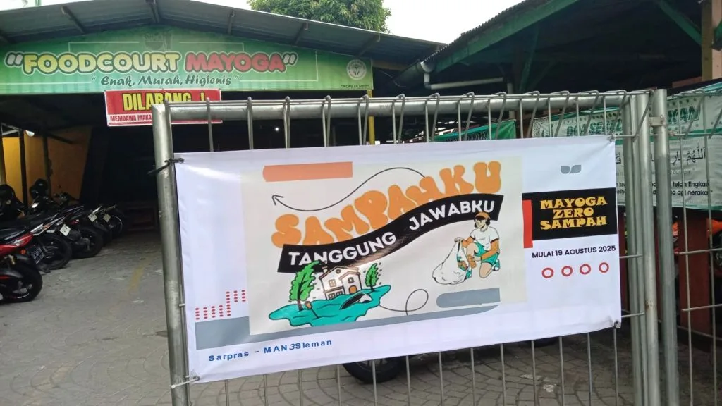 Tanpa Tempat Sampah, MAN 3 Sleman Mulai Terapkan Zero Sampah