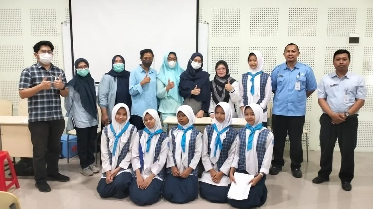 Dinas Kesehatan Sleman Pantau Imunisasi Hepatitis A di MTsN 9 Sleman