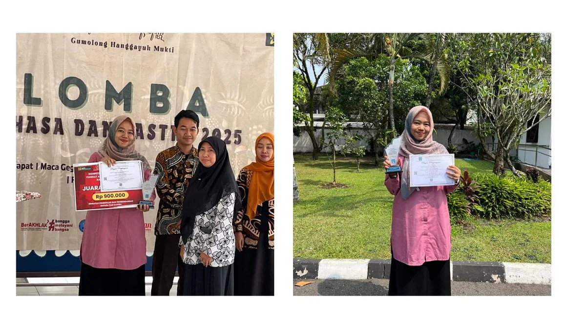 Guru MAN 2 Sleman Raih Juara Harapan II Lomba Alih Aksara Jawa Tingkat Kabupaten Sleman