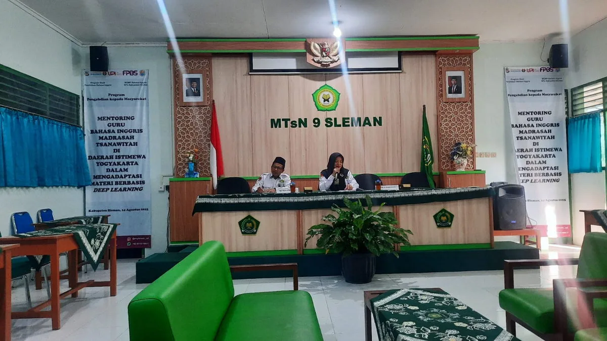 Pembukaan ANBK 2025 di MTsN 9 Sleman, Kepala Madrasah Tekankan Pentingnya Pemetaan Mutu Pendidikan