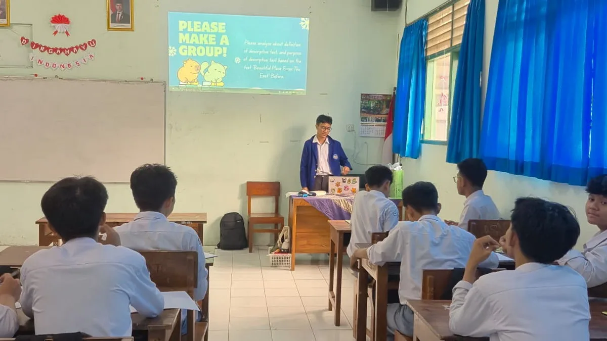Alfito, Mahasiswa UNY Hadirkan Pembelajaran Kreatif Bahasa Inggris di MAN 5 Sleman
