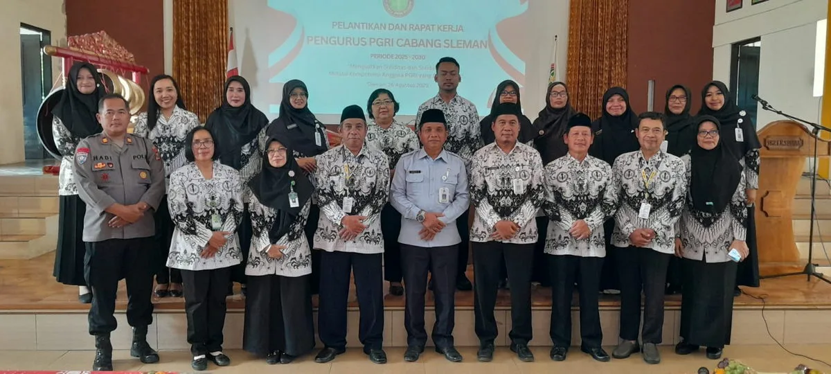 Guru MTsN 4 Sleman Dilantik Jadi Wakil Ketua 3 PGRI Cabang Sleman