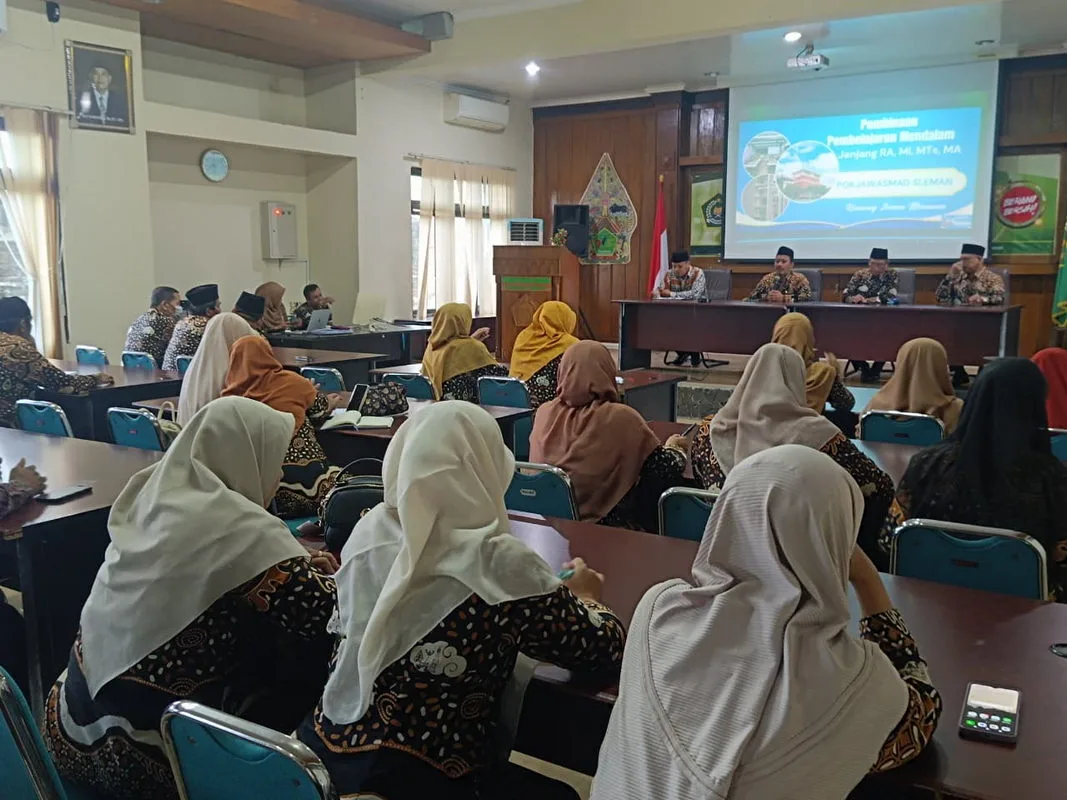 Kepala MTsN 9 Sleman Ikuti Pembinaan Pembelajaran Mendalam bagi Kepala MTs se-Kabupaten Sleman