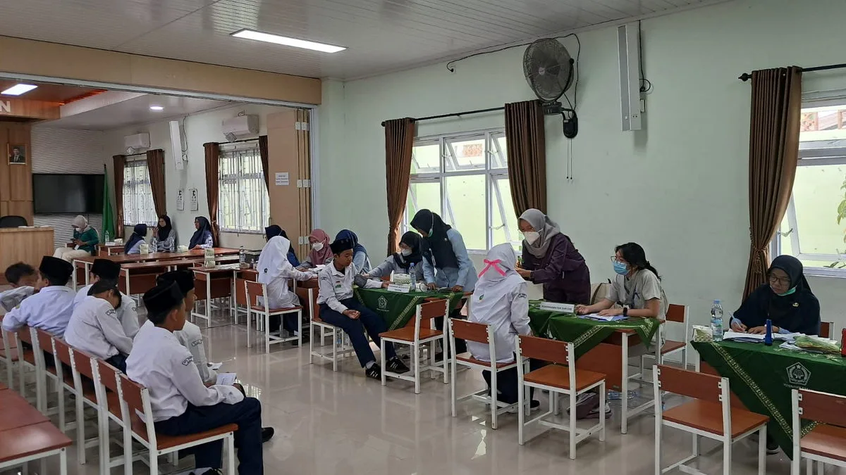 Pemeriksaan Kesehatan Gratis bagi Siswa MTsN 1 Sleman