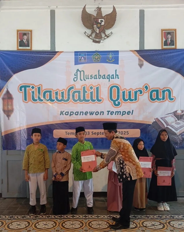Generasi Qur’ani Berprestasi, MTsN 2 Sleman Ukir Kemenangan di MTQ Tempel