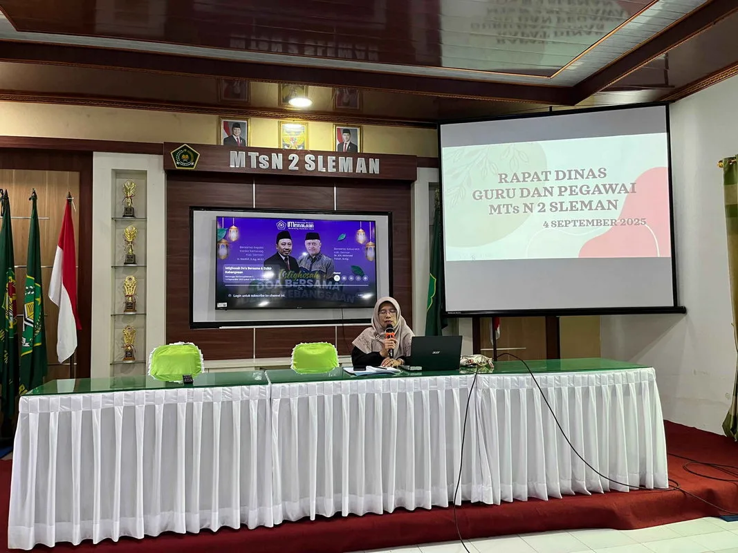 Koordinasi Solid, MTsN 2 Sleman Siapkan Rangkaian Kegiatan Madrasah