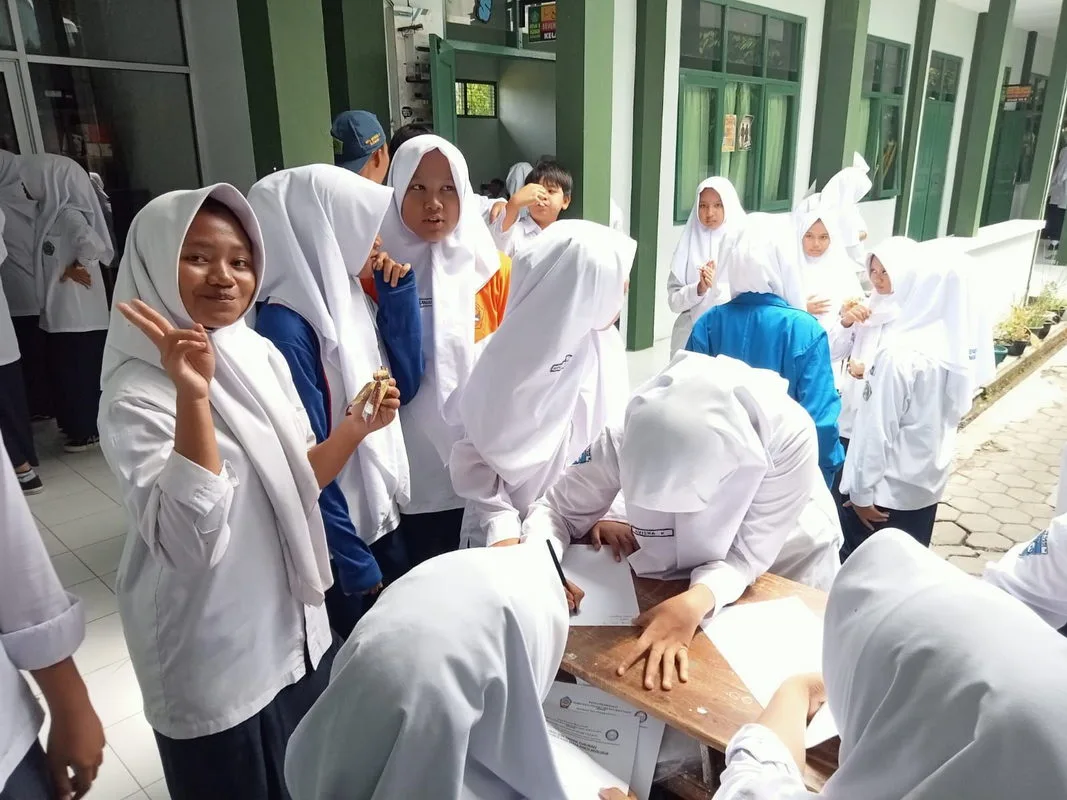 Antusias Siswa MTsN 8 Sleman Mendaftar Calon Pengurus OSIS 2025-2026