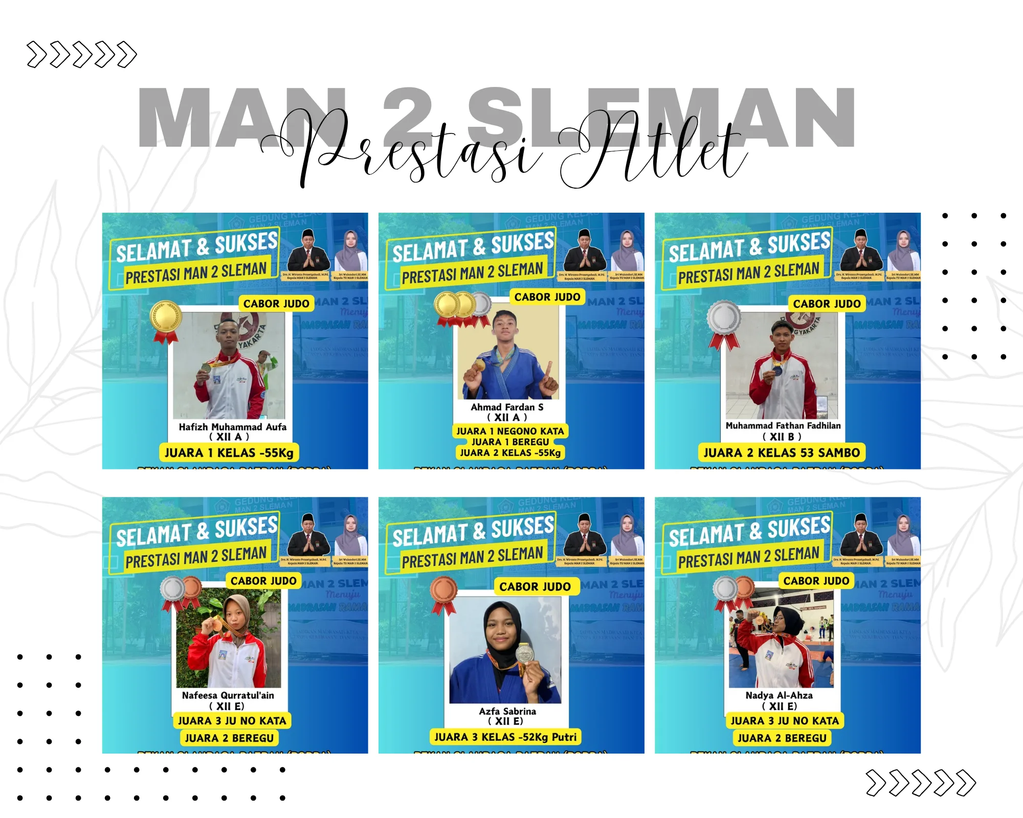 Atlet Judo MAN 2 Sleman Raih Prestasi Gemilang di Pekan Olahraga Daerah Yogyakarta