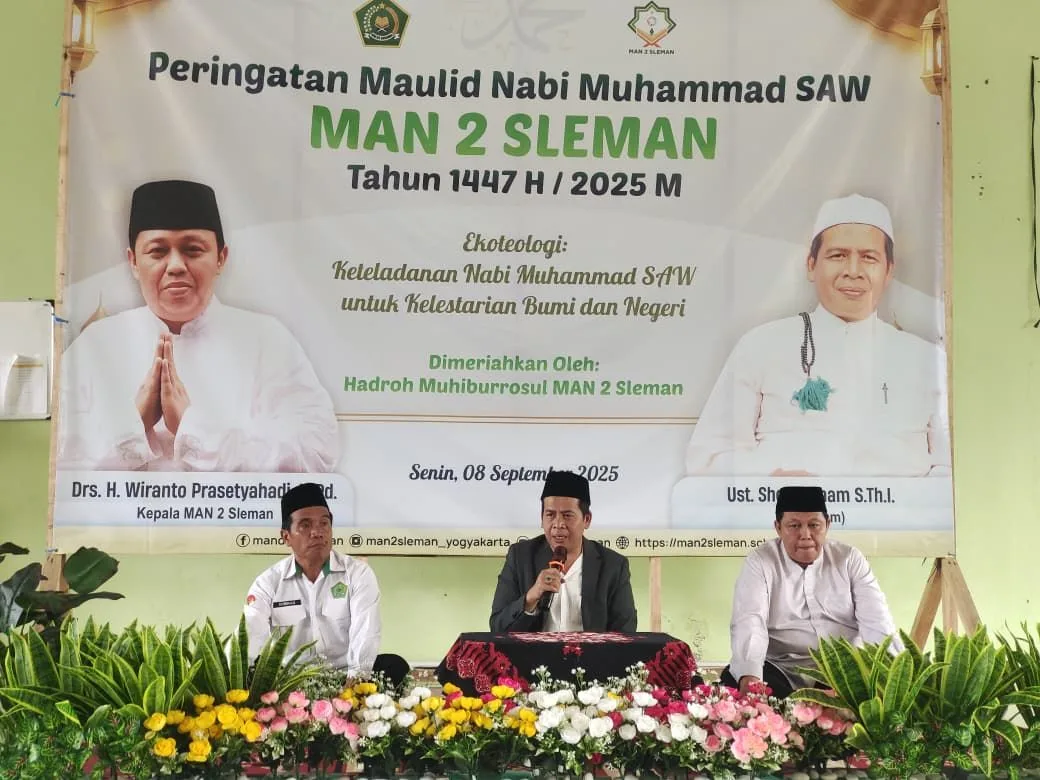 MAN 2 Sleman Sukses Selenggarakan Peringatan Maulid Nabi Muhammad SAW 1447 H