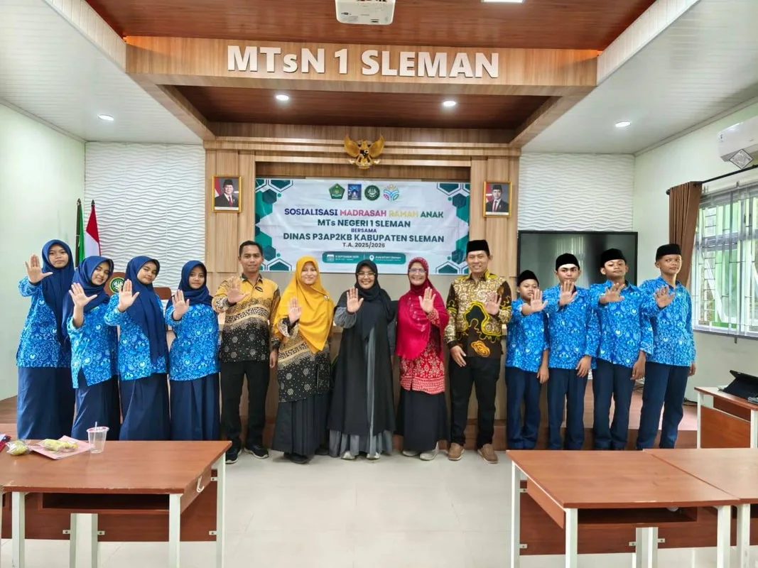 MTsN 1 Sleman Dorong Budaya Sekolah Aman dan Nyaman Lewat Sosialisasi Ramah Anak
