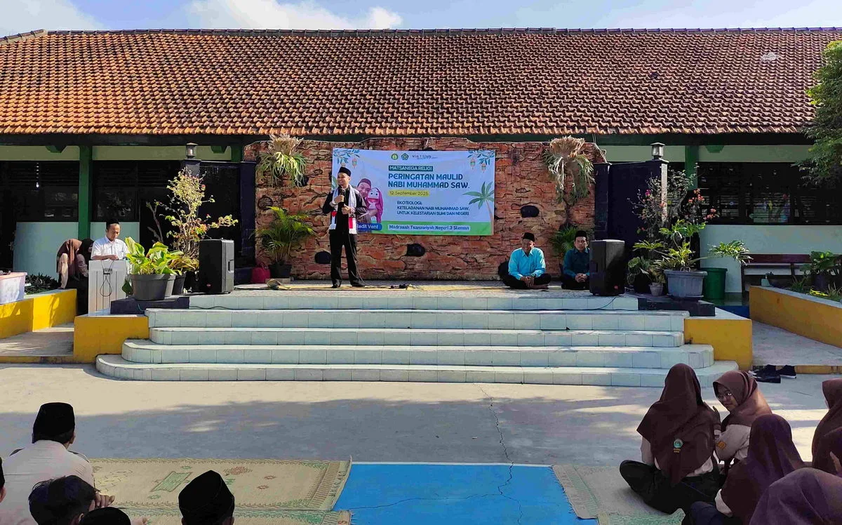 Ekoteologi Keteladanan Nabi, MTsN 3 Sleman Gelar Madrasah Religi