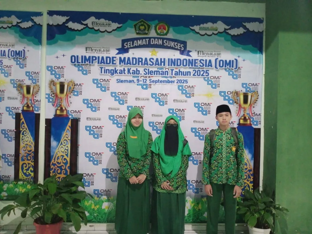 Percaya Diri, Delegasi OMI Matematika MTs Negeri 3 Sleman Siap Beraksi