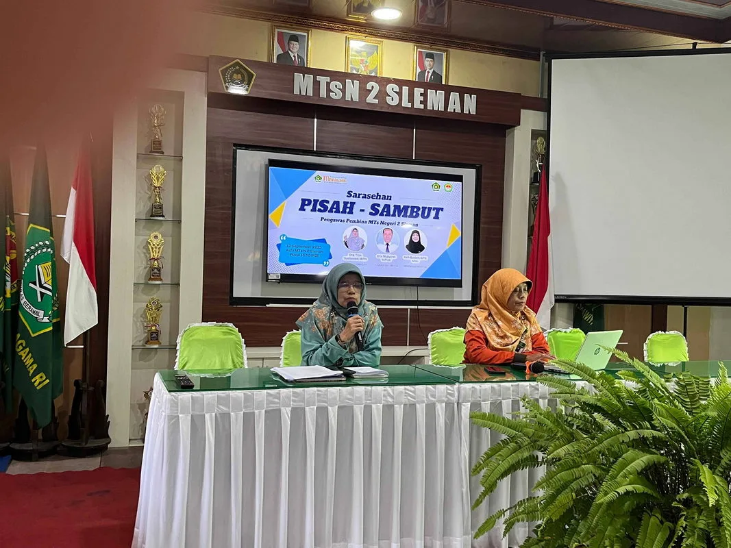 Pisah Sambut Penuh Kehangatan, MTsN 2 Sleman Sambut Pengawas Baru dengan Semangat Baru