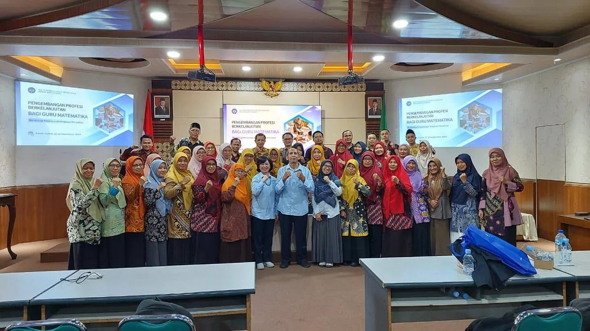Guru Matematika MTsN 8 Sleman Tingkatkan Kompetensi melalui Pengembangan Keprofesian Berkelanjutan Kanwil DIY