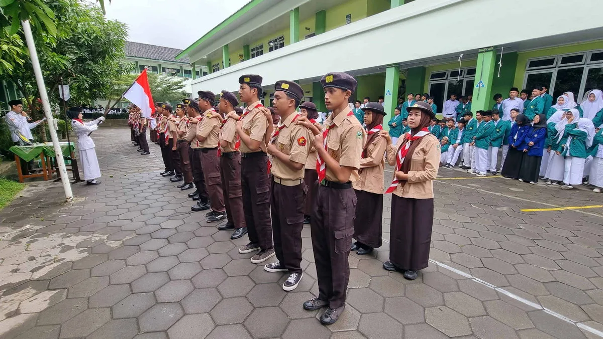Pelantikan Dewan Ambalan Sunan Kalijaga dan Nyi Ageng Serang MAN 4 Sleman