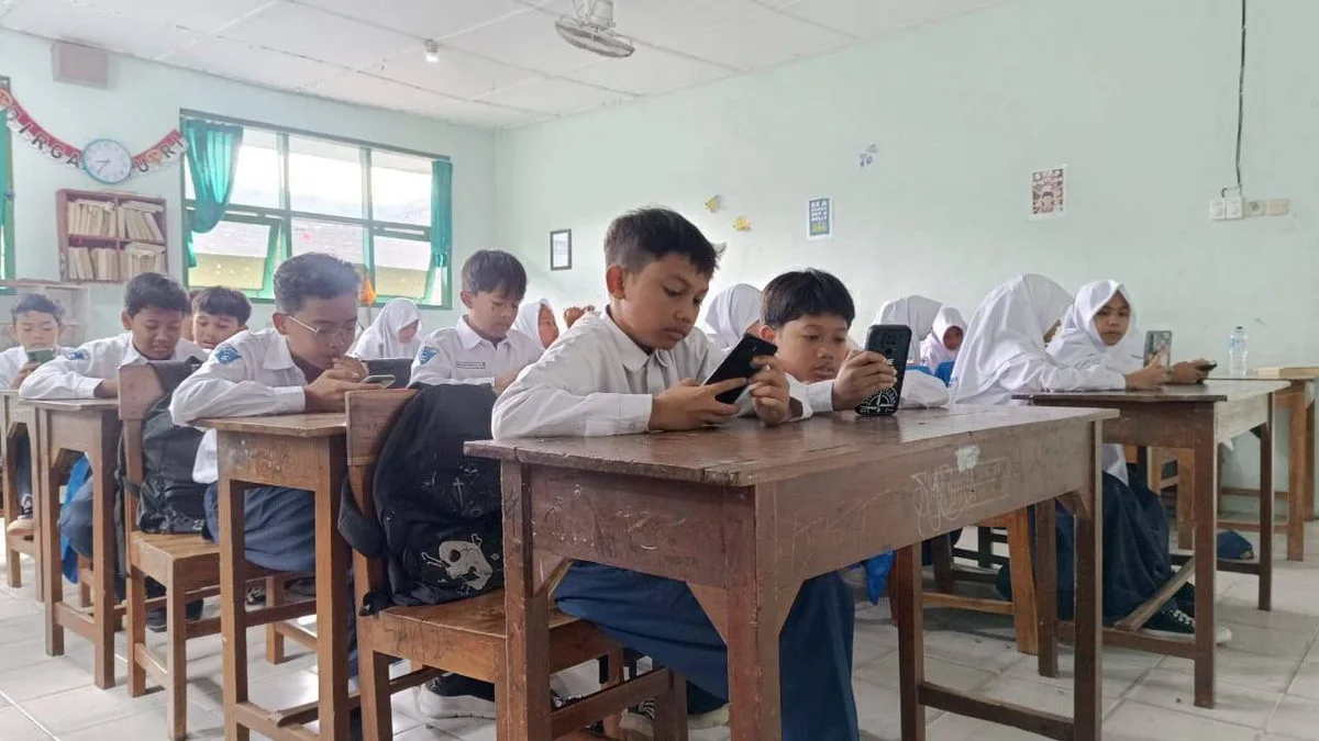 Siswa MTsN 8 Sleman Ikuti Asesmen Diagnostik Pemilu pada Pembelajaran Berbasis Proyek