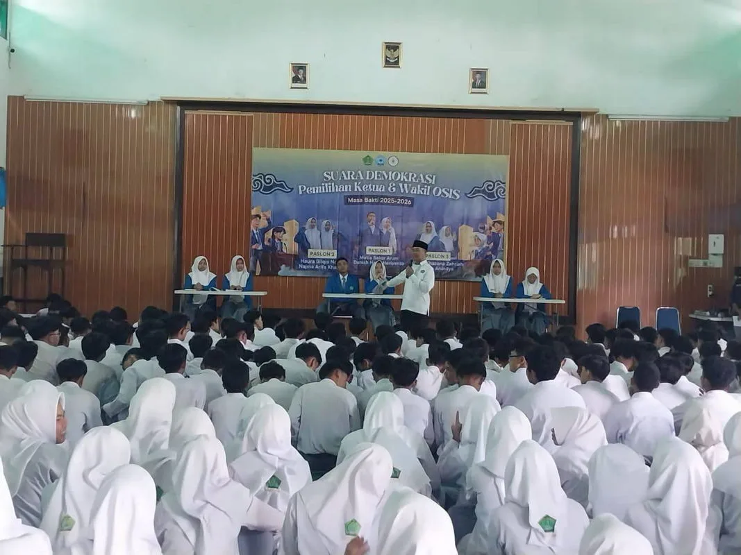 Panggung Demokrasi Siswa: Tiga Pasangan Calon Ketua OSIS PRIMA Sampaikan Orasi di MAN 5 Sleman