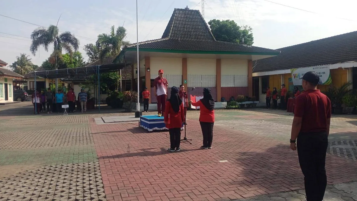 Upacara Peringatan HAORNAS Kapanewon, MTs Negeri 3 Sleman Kirim Utusan