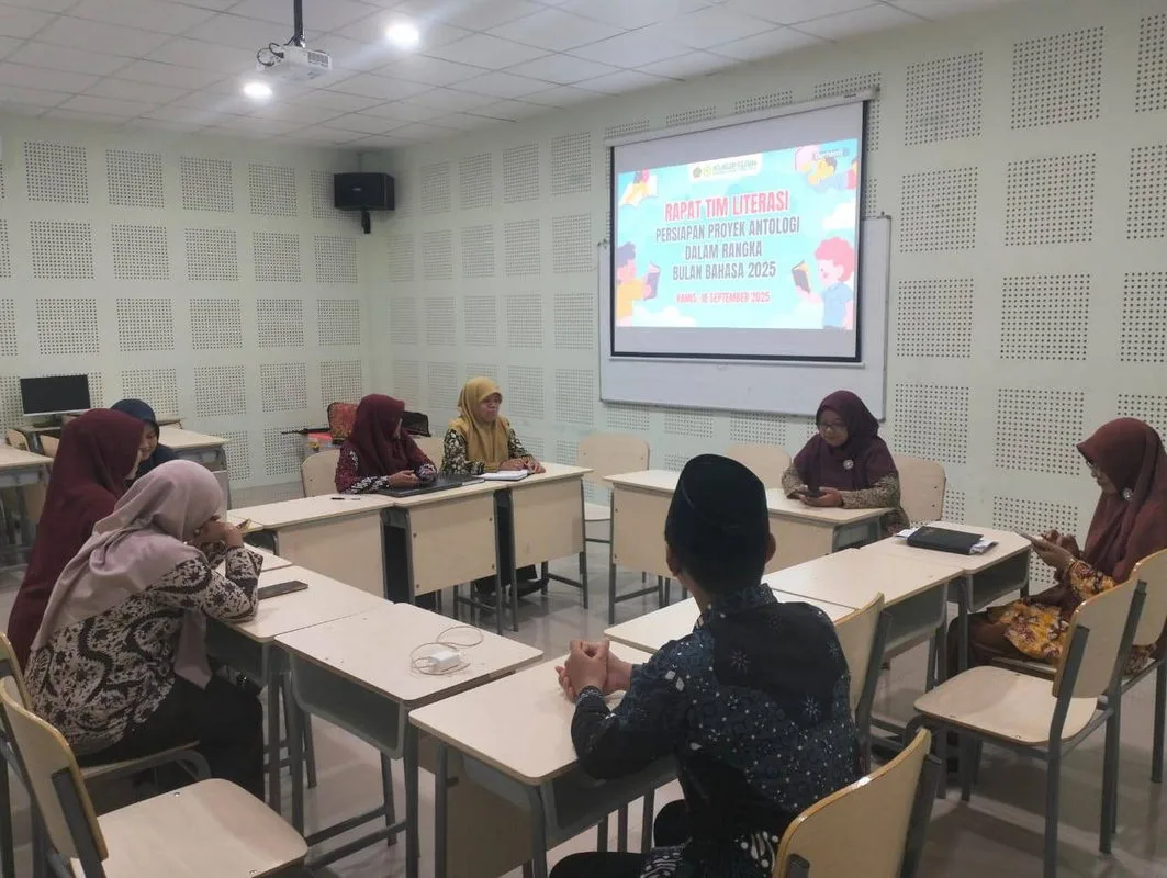 Rapat Koordinasi Tim Literasi MTsN 9 Sleman Menyambut Bulan Bahasa 2025