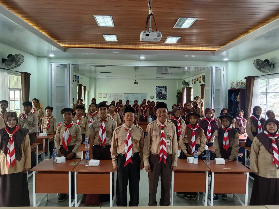 MTsN 4 Sleman Gelar Diklat Gladian Pimpinan Regu, Cetak Calon Pemimpin Pramuka Tangguh